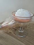 Bougie Parfumée « Agrumes » – Rose Paillettes en Coupe – Cire de Soja - 425gr