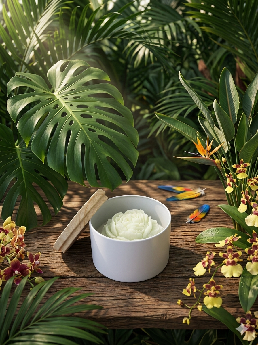 Bougie Parfumée « Aloe Vera » – Cire de Soja - 160gr