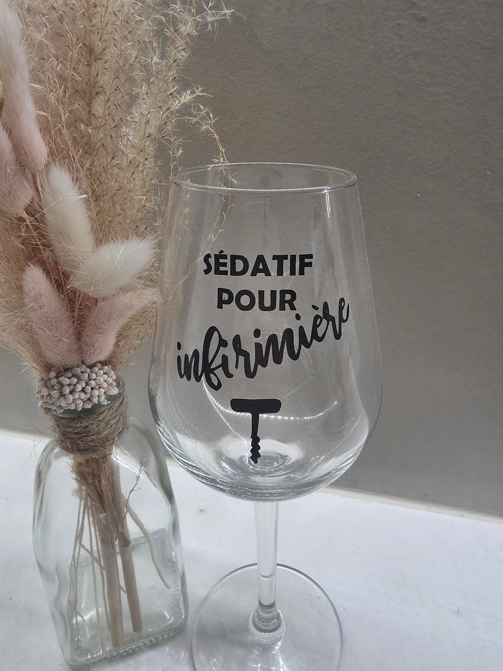 Verre à vin « Sédatif pour infirmière »