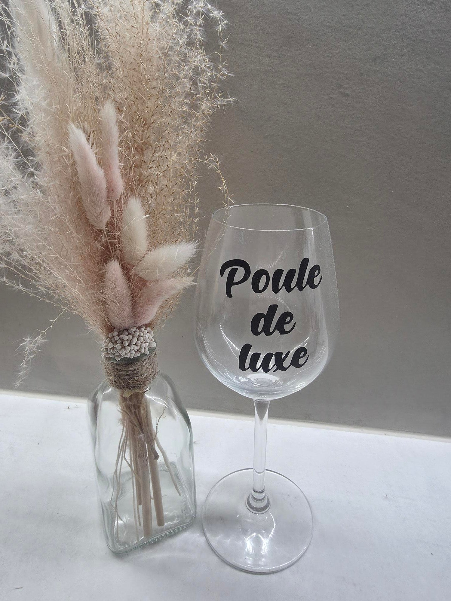Verre à vin « Poule de luxe »