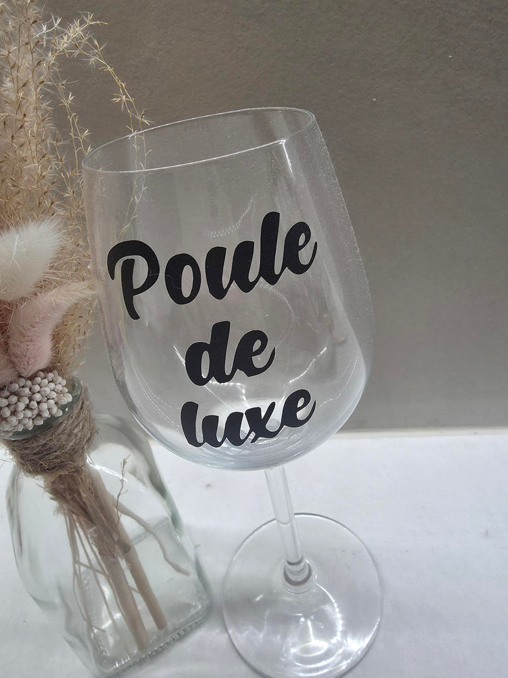 Verre à vin « Poule de luxe »