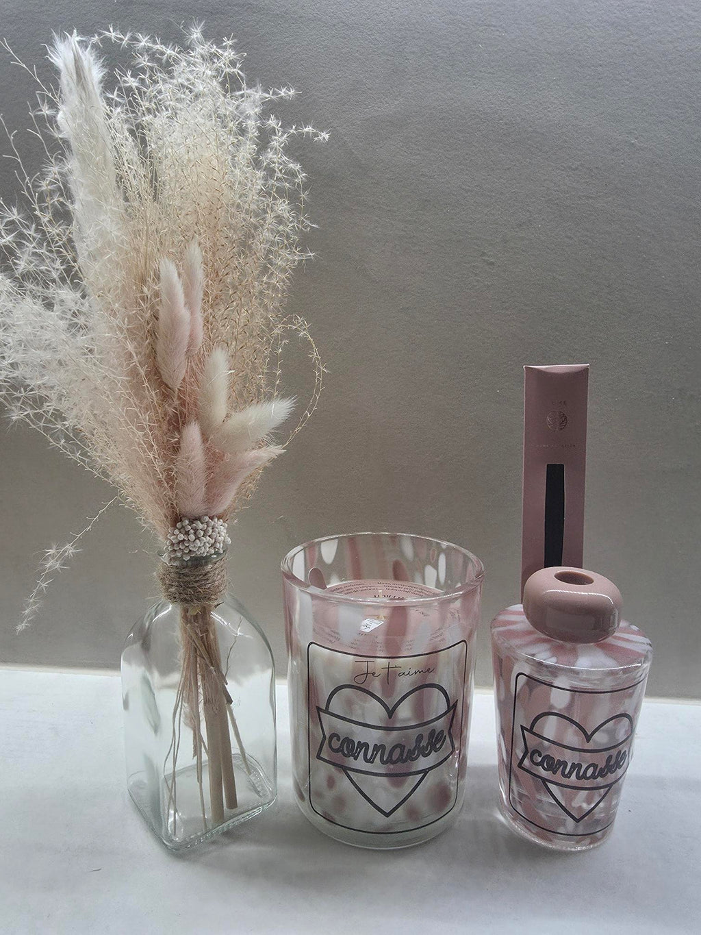 Coffret bougie & diffuseur « Je t'aime Connasse »