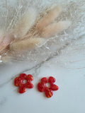 pampille fleur rouge