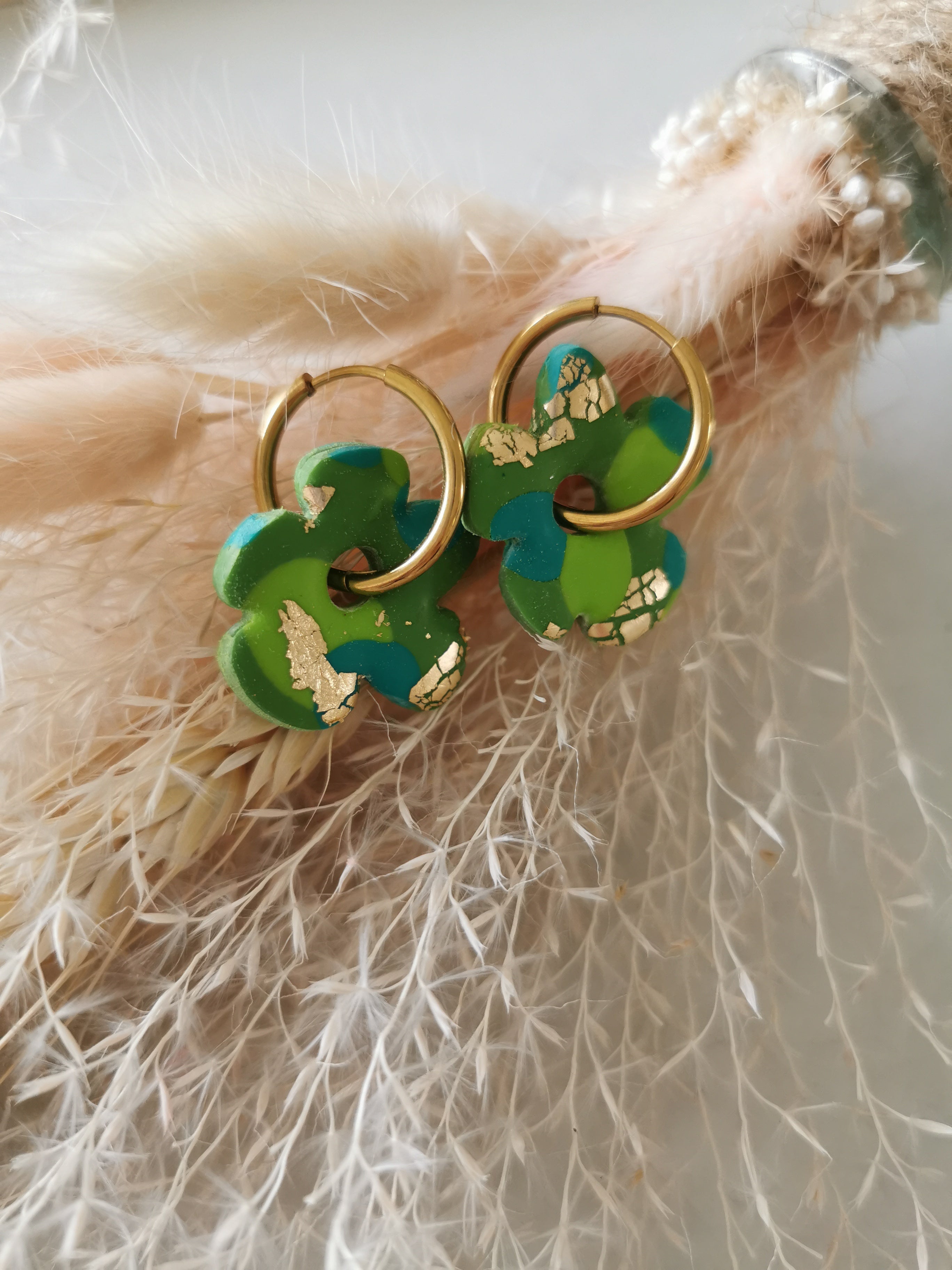 Pampille - Vert - fleur