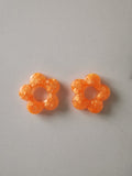 Résine époxy - fleur orange