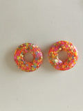 Résine époxy - donuts carnaval de Rio - flocons