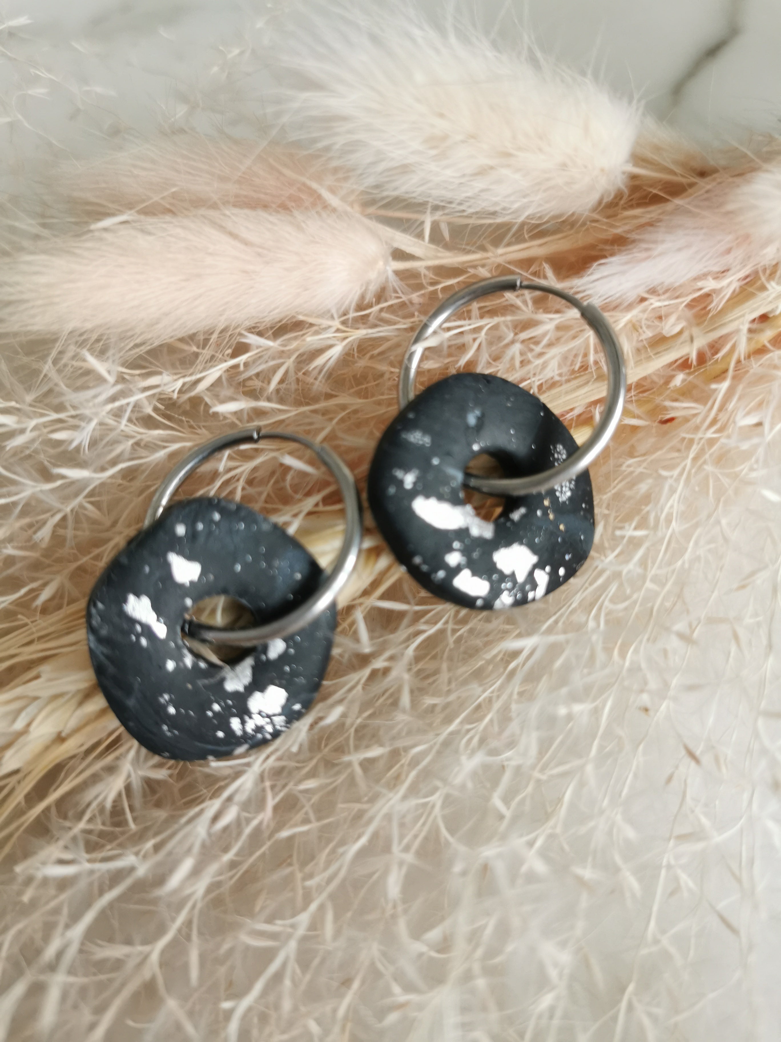 Pampille - noir/gris/argent - donuts