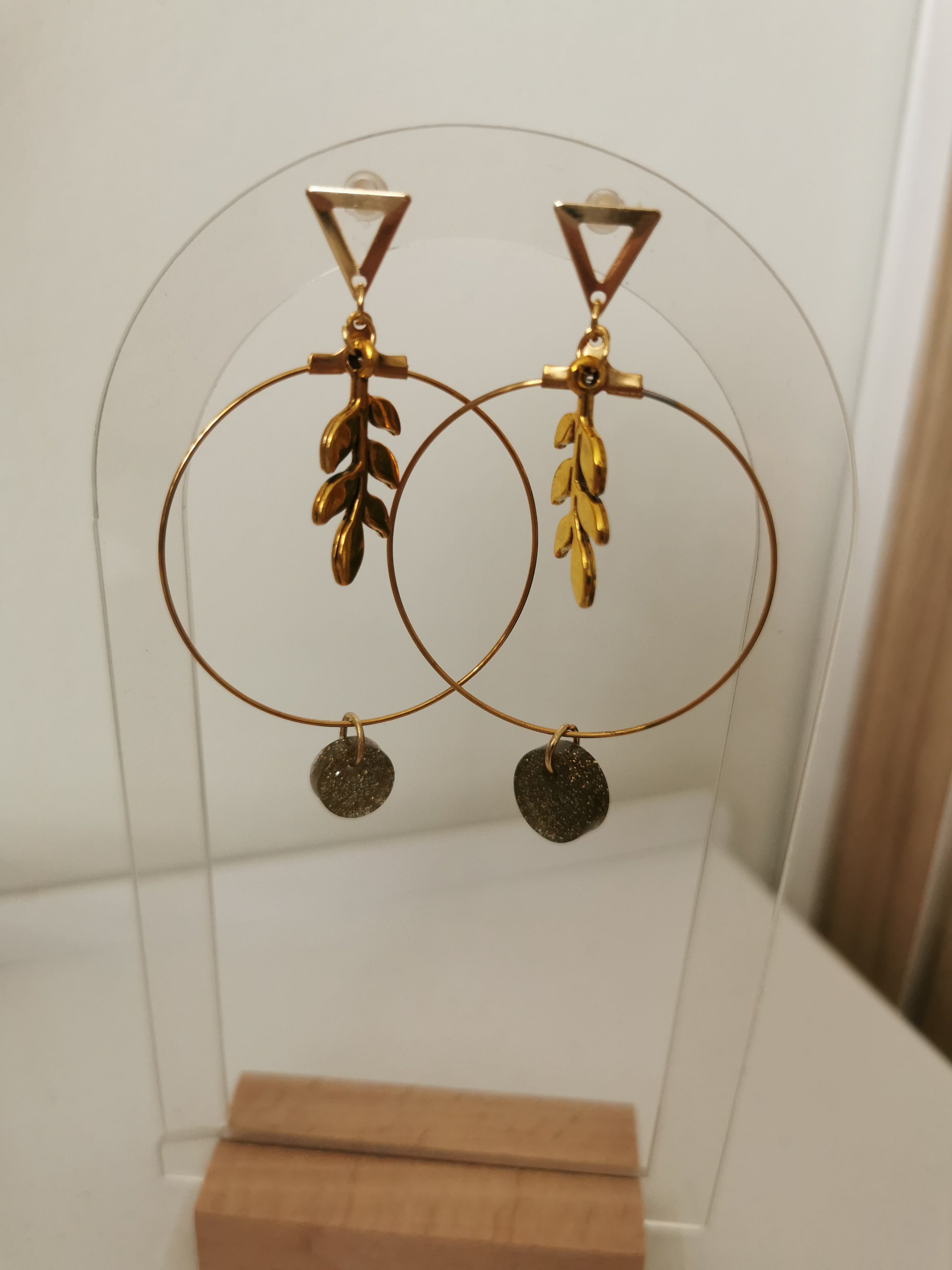 Pampille - bronze - épi doré